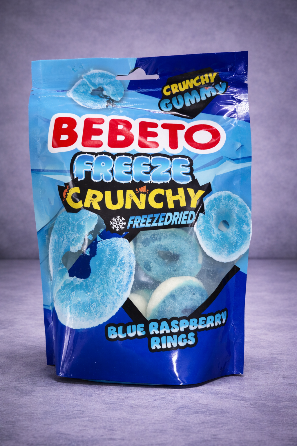 Bebeto Crunchy Blue Raspberry Rings